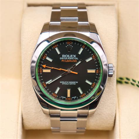 best price for rolex milgauss|rolex milgauss price used.